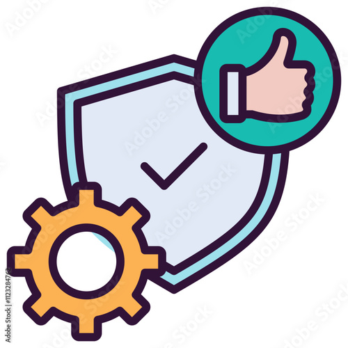 Reliability Outline Color Icon