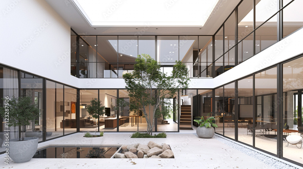 Obraz premium modern architecture interior