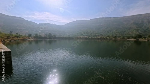 8 December 2024, Pune, Maharashtra, India, historical Mastani Lake, also known as Mastani Talab, is situated near Wadki village, It was built around 1720 during the reign of Bajirao Peshwa. photo