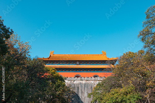 Fotografie Ancient Chinese imperial tomb Ming Xiaoling Mausoleum