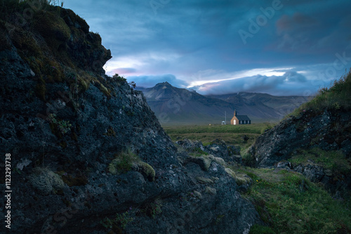 landscape with clouds