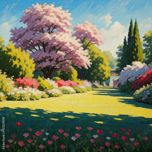 flowers in the park