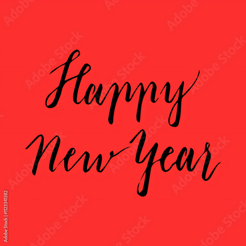 Happy New Year , Happy  New Year Background , Lettering text for Happy New Year , New Year Celebration , Happy New Year Card background , New Year Greeting Card for 2025
