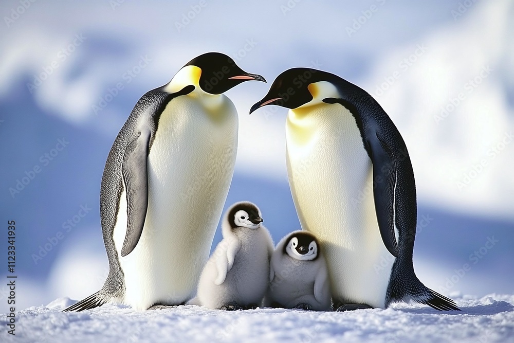 Obraz premium A Empire Penguin Standing Iceland