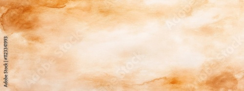 Mocha Watercolor Wash with Organic Coffee Stain Textures for Backgrounds and Designs