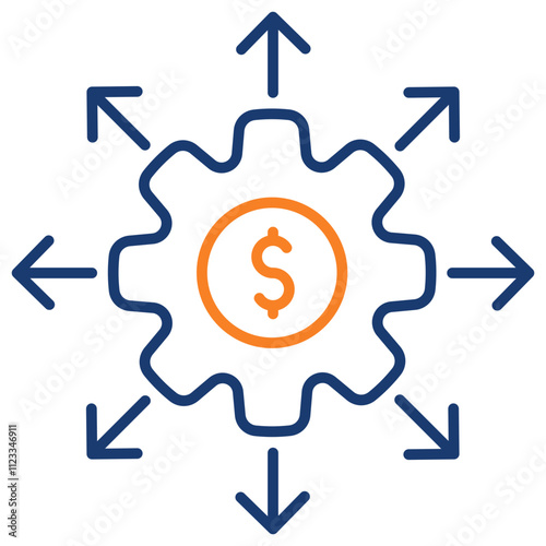 Expansion  Icon Element For Design