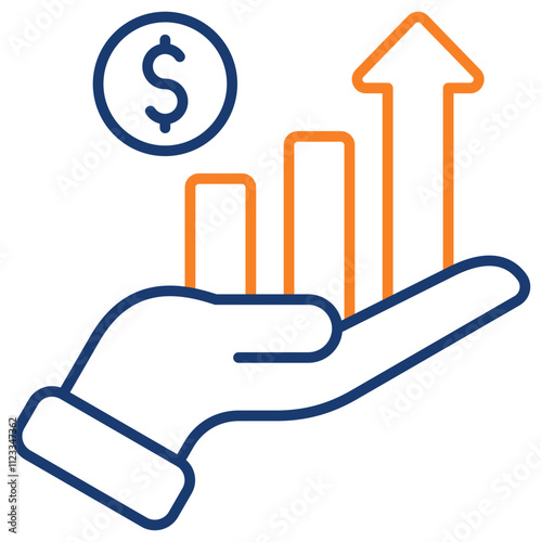 Profitability  Icon Element For Design