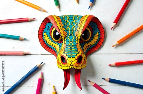 paper mask snake