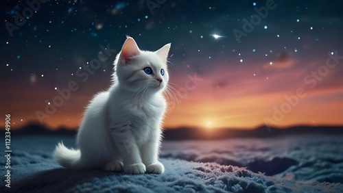 cat on the roof