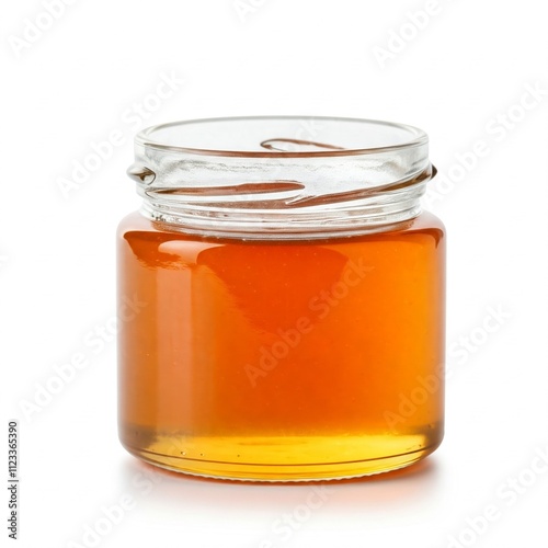 glass jar with honey