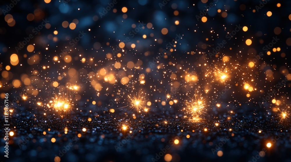 A close-up view of shimmering particles creating a magical, sparkling effect. A close-up view of shimmering particles creating a magical, sparkling effect.