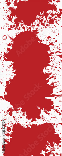 Blood Splatter on wall Art Illustration vertical Background