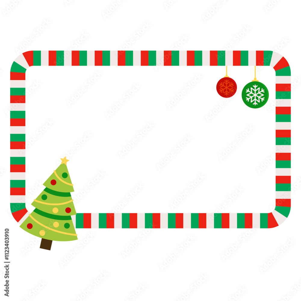 Obraz premium Christmas Frame Vector