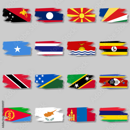 Free Download Icon brush by a bunch of national flags - GFXLoad