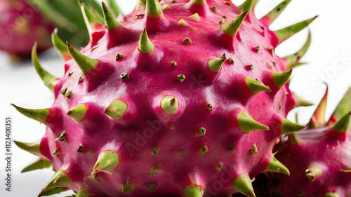 dragon fruit on a white background photo