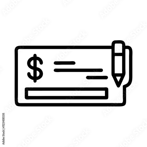 check with dollar icon