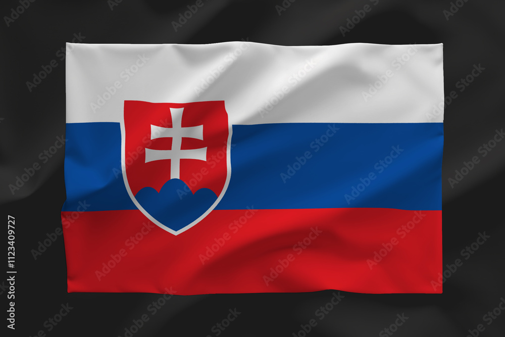 Fototapeta premium SLOVAKIA FLAG