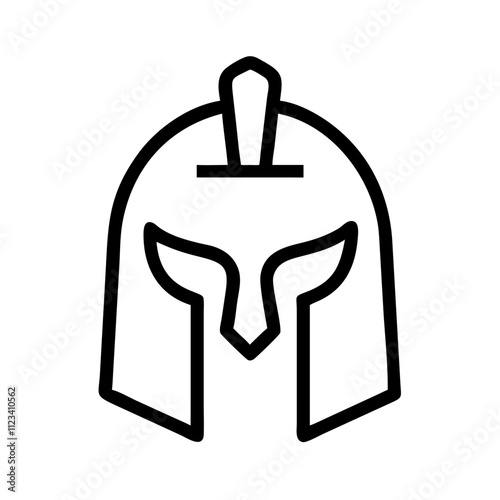 Gladiator helmet icon