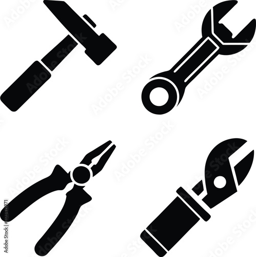 Tools, Hammer, Wrench, Pliers, Repair, Maintenance, Workshop, DIY, Fix, Equipment