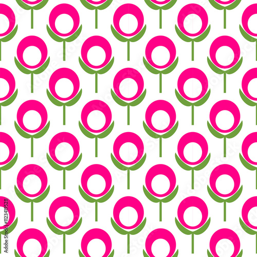 seamless pattern with flower