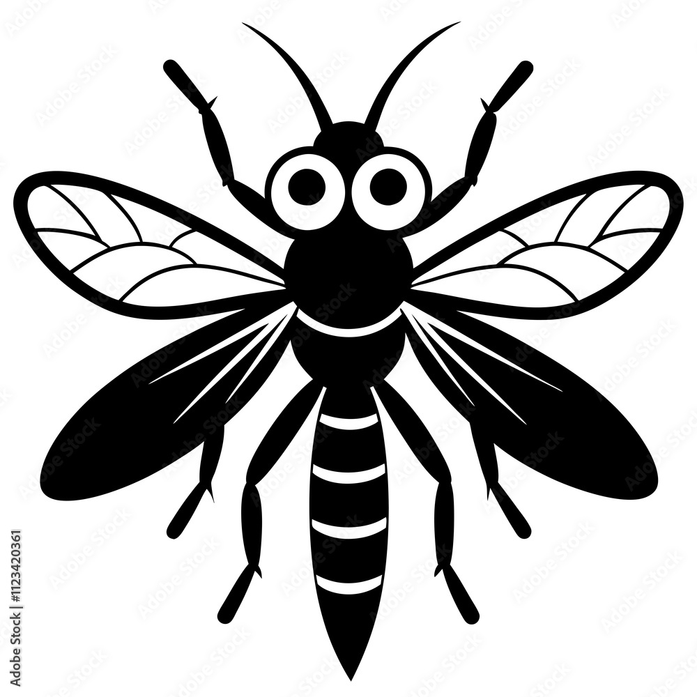 Fototapeta premium illustration of a bee