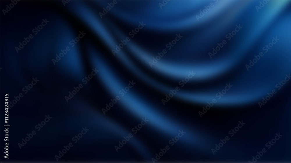 Obraz premium blue silk wave blur texture for presentation background