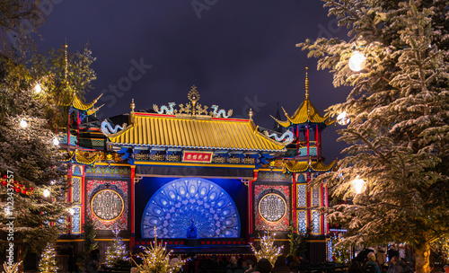 Christmas Lights in Copenhagen, Denmark