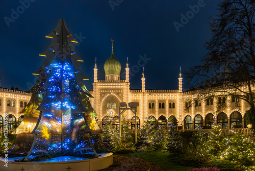 Christmas Lights in Copenhagen, Denmark