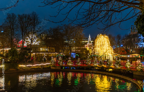 Christmas Lights in Copenhagen, Denmark