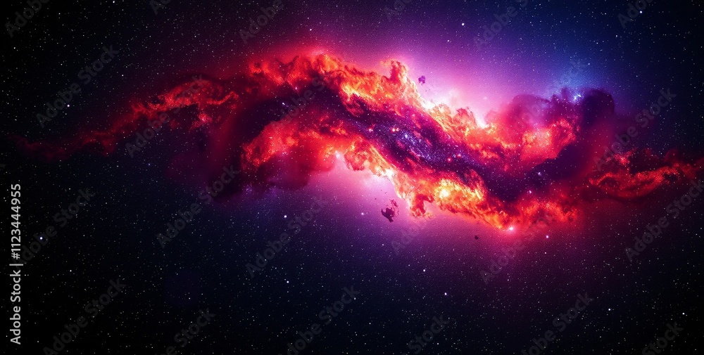 Dreamy Galaxy Background with Vibrant Colors Dreamy Galaxy Background with Vibrant Colors