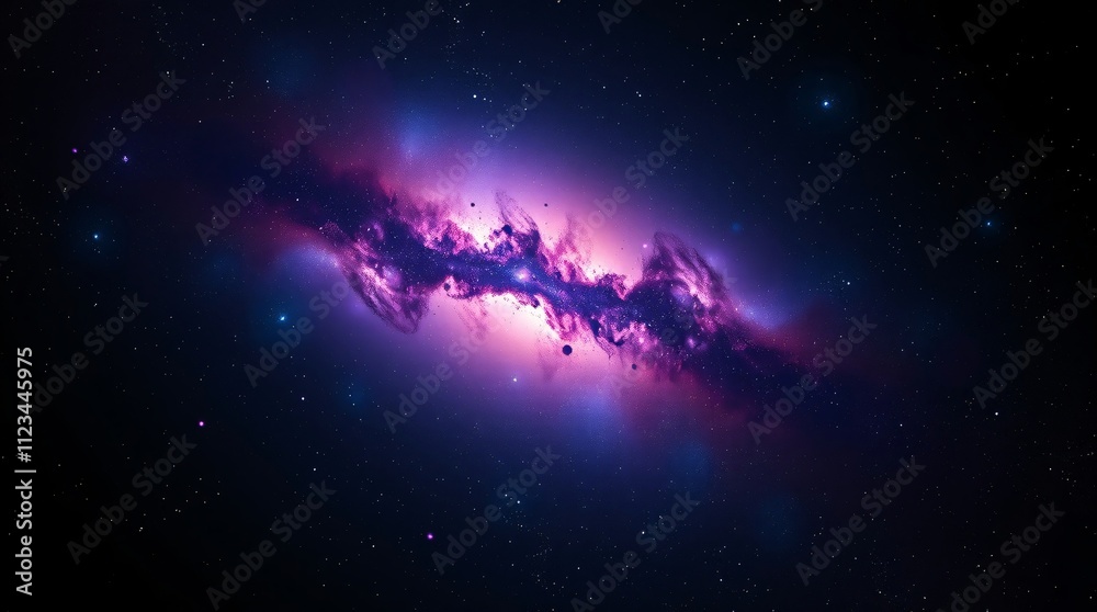 Fototapeta premium Dreamy Galaxy Background with Vibrant Colors