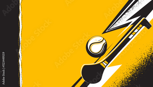 Abstract hurling background. Sports concept
