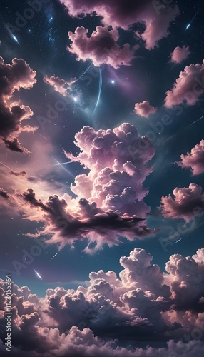 Magic Anime Style Clouds