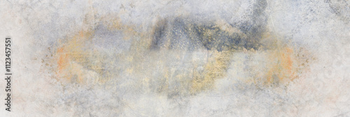 Rusty surface. Rusted grunge background. Banner with scratches. 