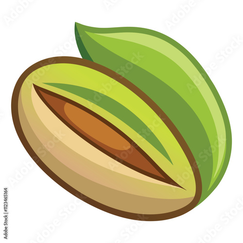 pistachio nut clipart vector art and illustration