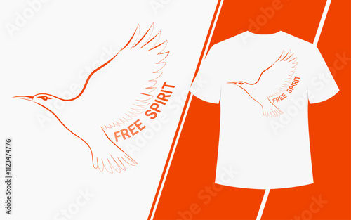 free spirit t shirt design 