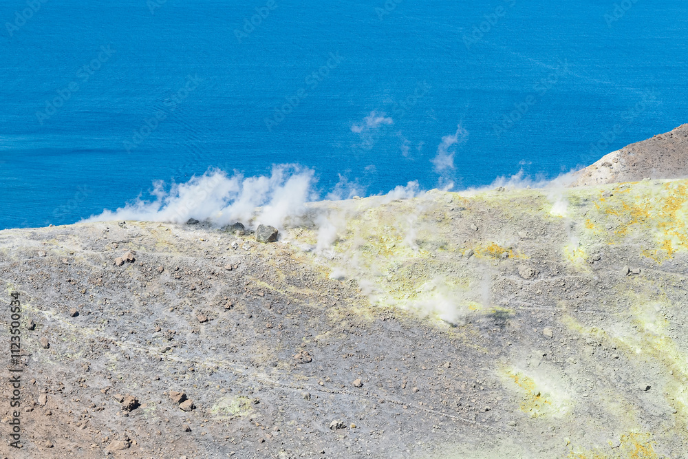 Obraz premium view of Vulcano island