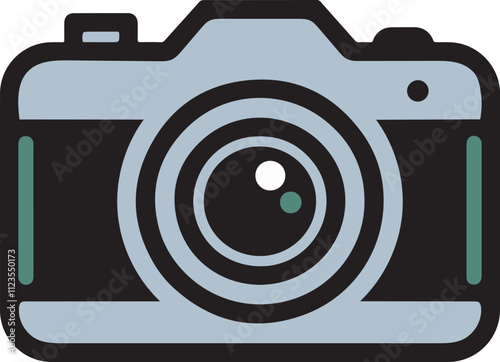 Simple Camera Icon Design Vector