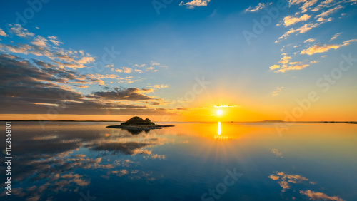 Serene Sunrise from Siwa Oasis photo