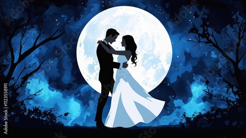 Chocolates and flowers a personalized valentine's gift for moonlight romance