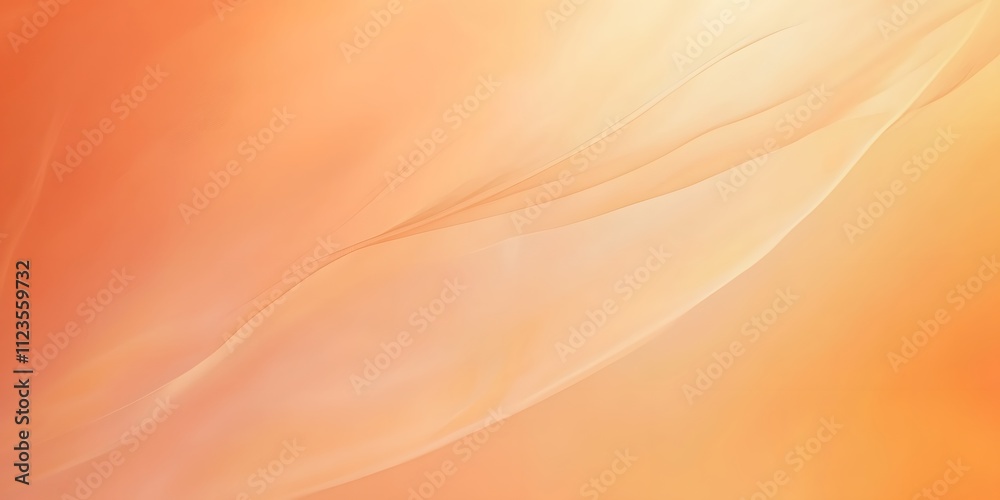Abstract Orange and Yellow Gradient Background with Delicate Curves Abstract Orange and Yellow Gradient Background with Delicate Curves