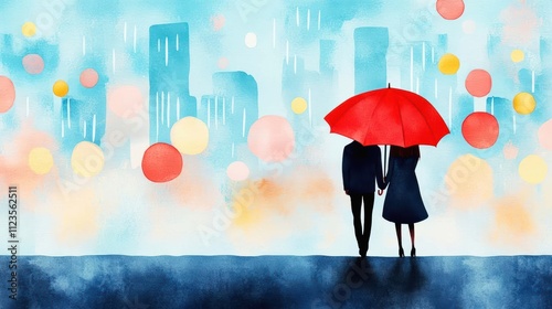 Personalized valentine's gift romantic surprises for couples in a cityscape