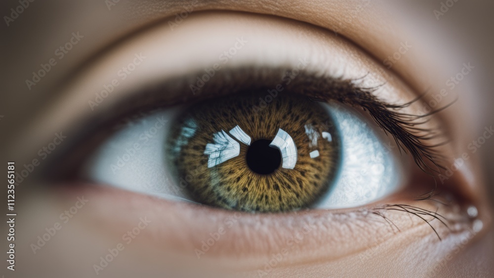 Naklejka premium eye of the person