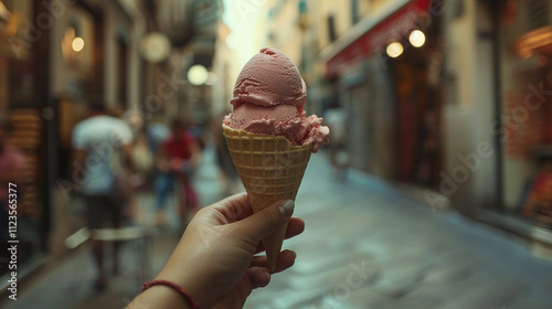 Italian gelato icecream flavoured