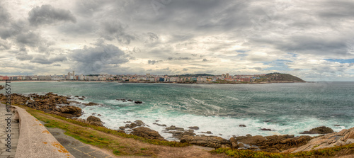 A Coruña is a port city located on a promontory in the region of Galicia (northwestern Spain). It is known for its Roman lighthouse, the Tower of Hercules