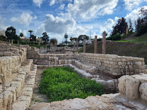 amphietheater, alexandria, ägypten, antik, geschichte photo