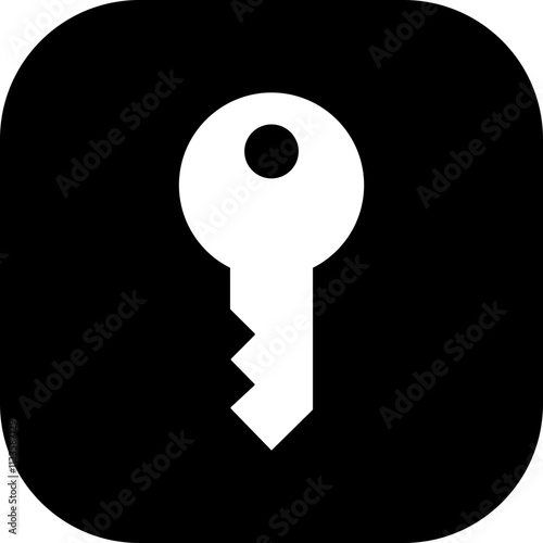 Key icon flat. key lock access account login password, house key Open door icon security symbol vector for apps or web interface app Antique key privacy isolated on transparent background