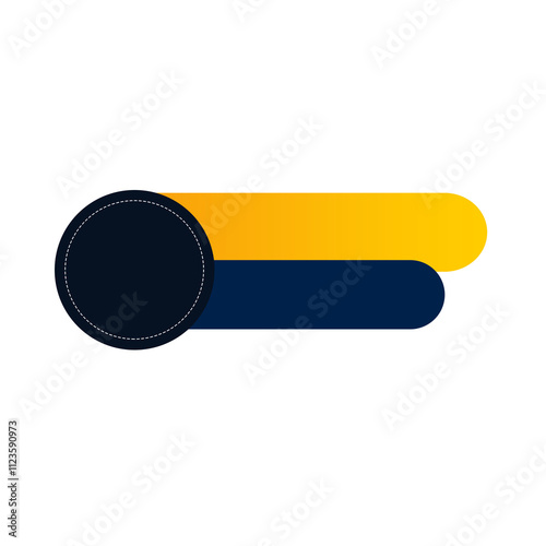 Technology Lower third Label Banner Design