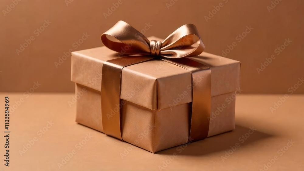 Obraz premium The gift is wrapped in the color of the year 