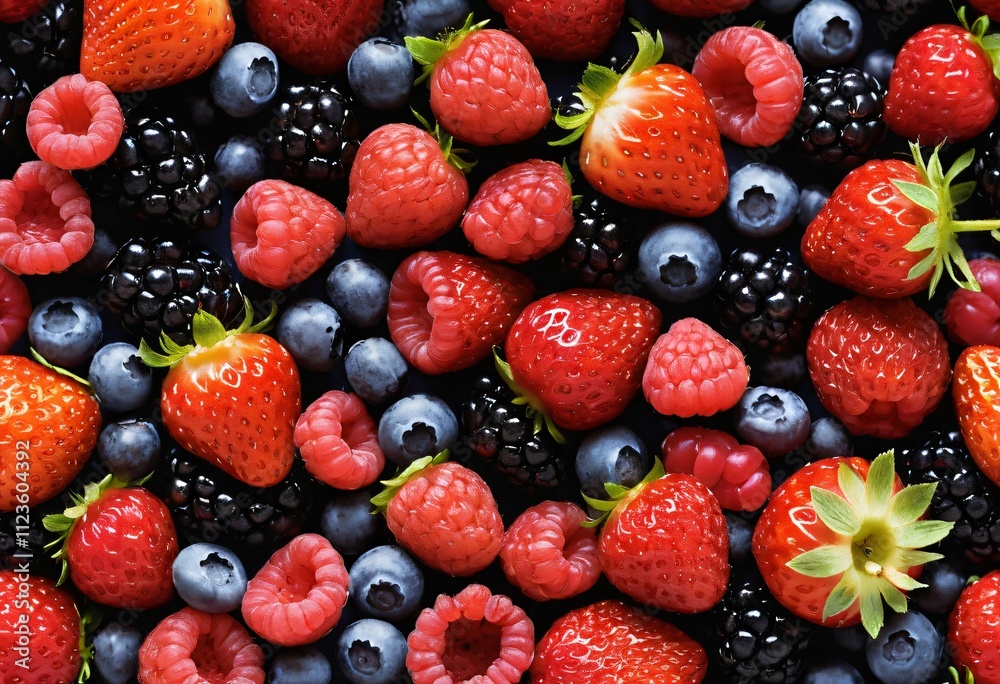 Obraz premium All kind of fresh berries